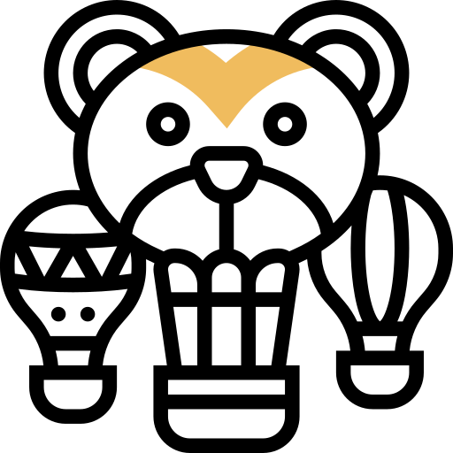 mongolfiera Meticulous Yellow shadow icona