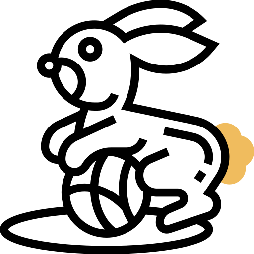 coniglio Meticulous Yellow shadow icona