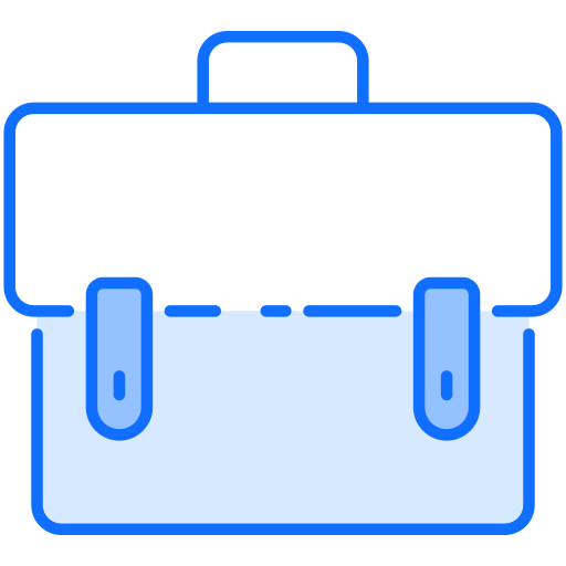 Briefcase Generic Blue icon