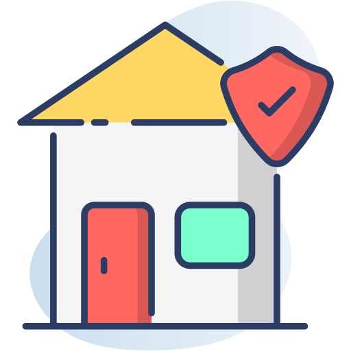 Home insurance Generic Rounded Shapes icon