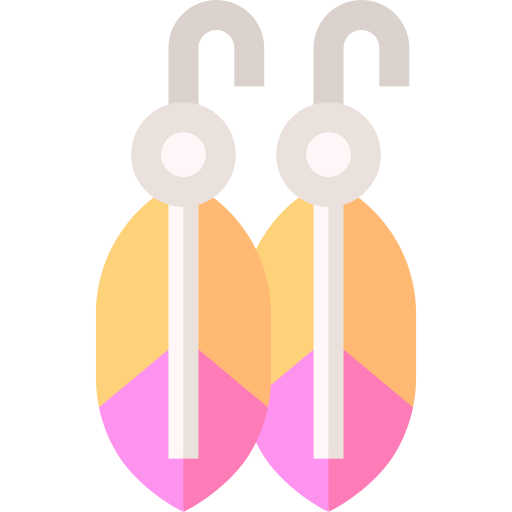 Earrings Basic Straight Flat icon