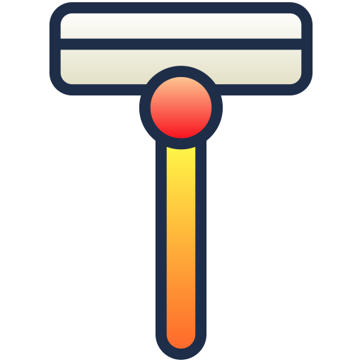 maquinilla de afeitar Generic Lineal Color Gradient icono