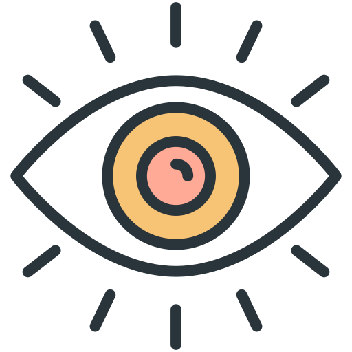 Eye lens Generic Fill & Lineal icon