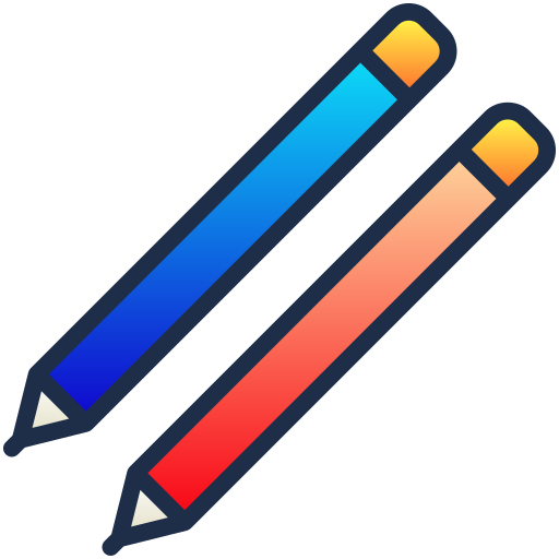 lápiz de cejas Generic Lineal Color Gradient icono