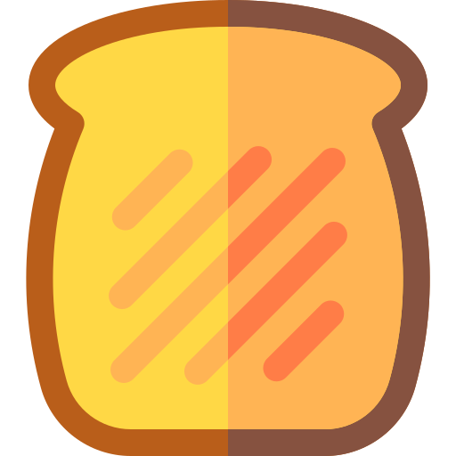 토스트 Basic Rounded Flat icon