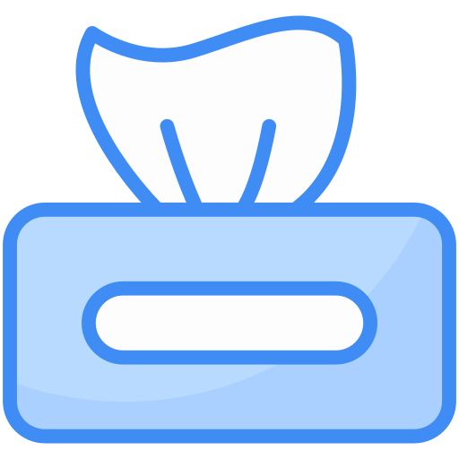 Tissue box Generic Blue icon