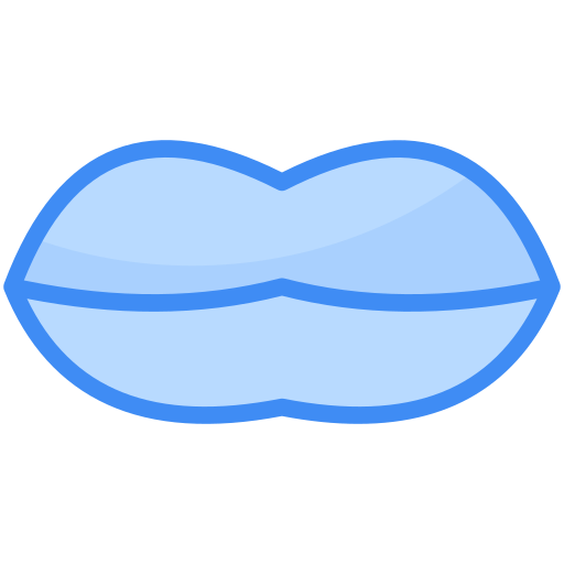 Lips Generic Blue icon