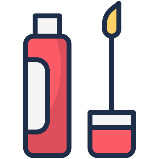 Lip gloss Generic Outline Color icon