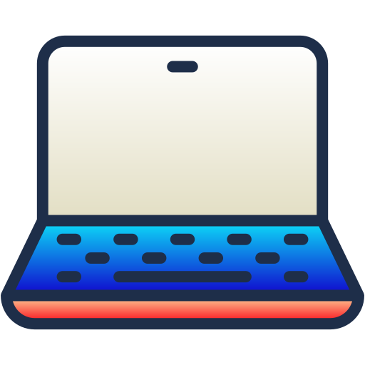 ordinateur portable Generic Lineal Color Gradient Icône