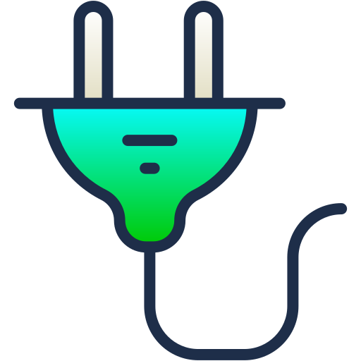 Electric plug Generic Lineal Color Gradient icon
