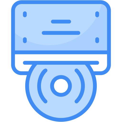 cd-rom Generic Blue icon