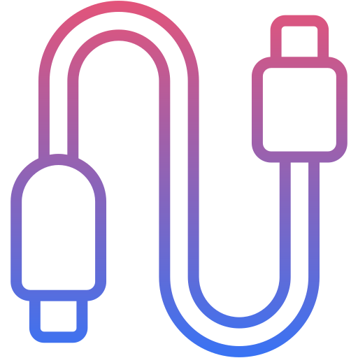 usb-kabel Generic Gradient icoon
