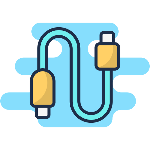 cable usb Generic Rounded Shapes icono