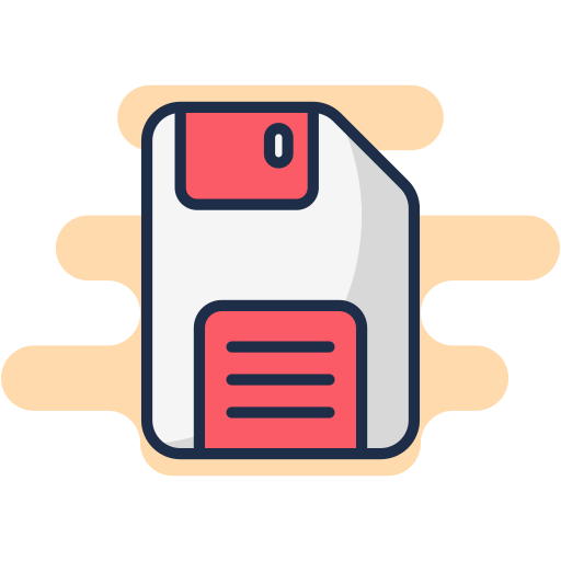 diskette Generic Rounded Shapes icon
