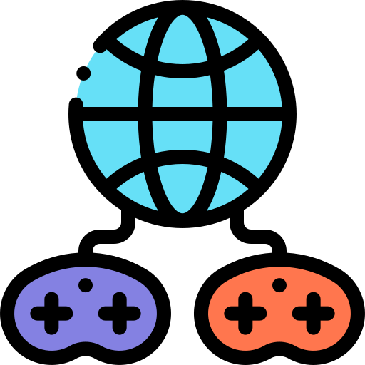online spiel Detailed Rounded Lineal color icon