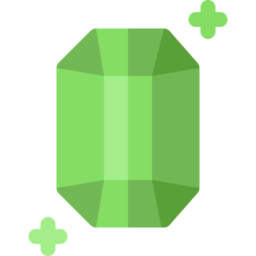smaragd Basic Rounded Flat icoon
