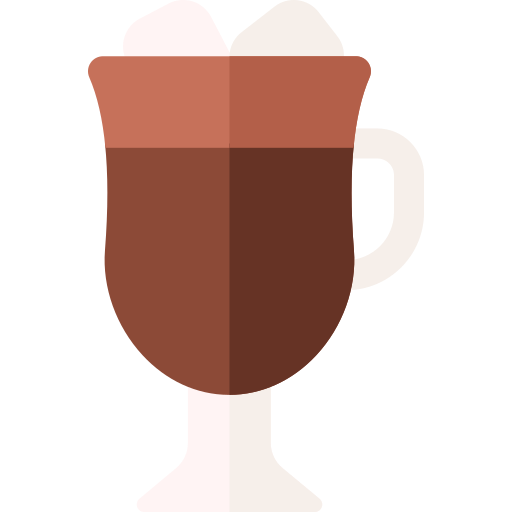 gorąca czekolada Basic Rounded Flat ikona