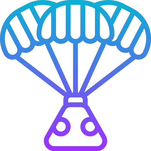 Parachute Meticulous Gradient icon