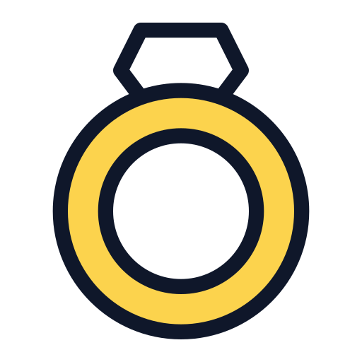 반지 Generic Outline Color icon