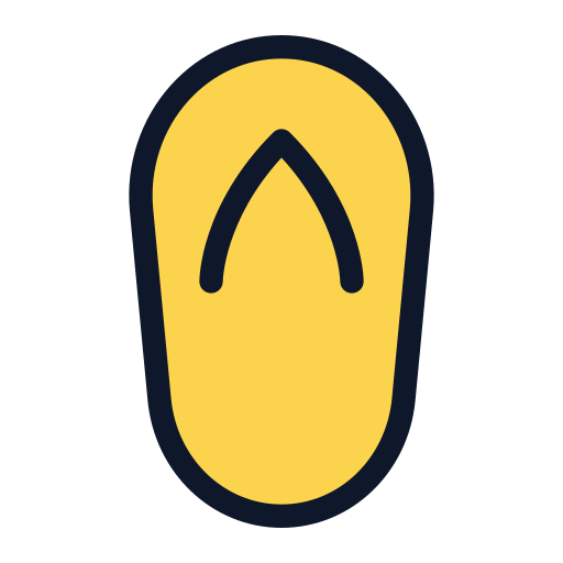sandalia Generic Outline Color icono