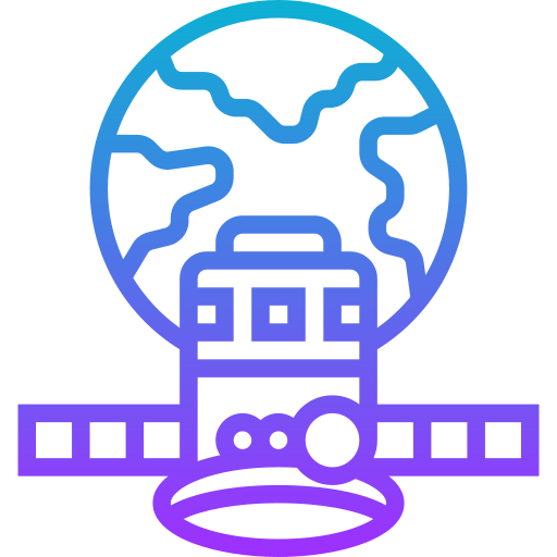 satélite Meticulous Gradient Ícone