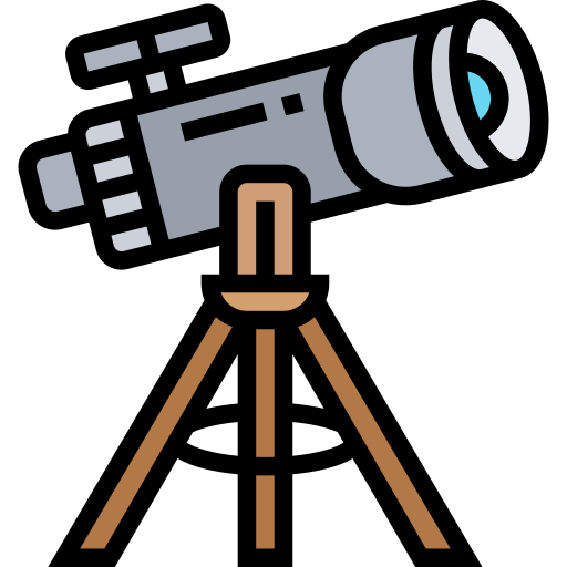 망원경 Meticulous Lineal Color icon