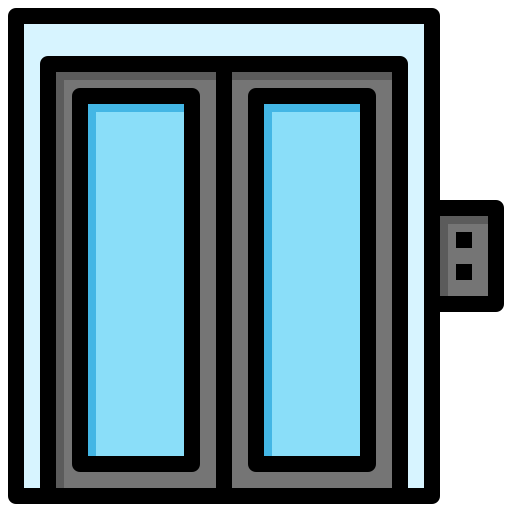 ascensore Generic Outline Color icona