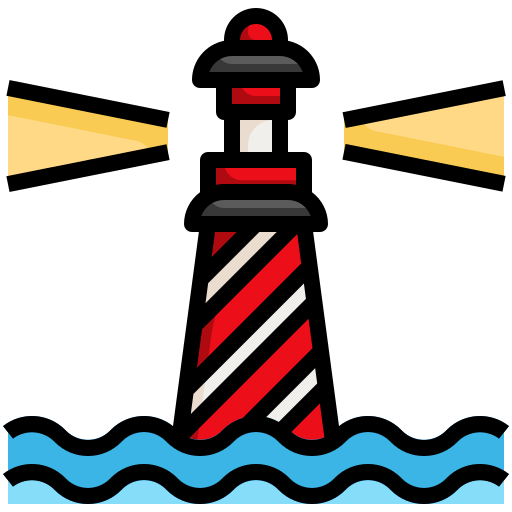 phare Generic Outline Color Icône