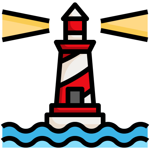 phare Generic Outline Color Icône