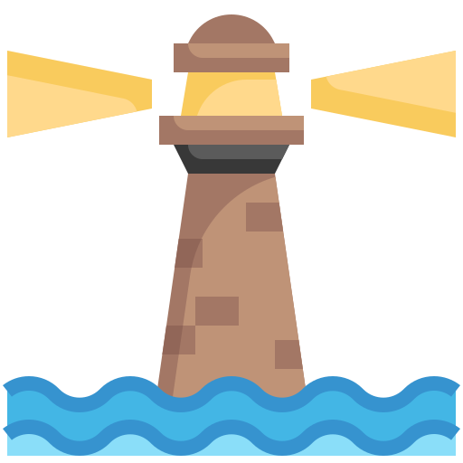 phare Generic Flat Icône