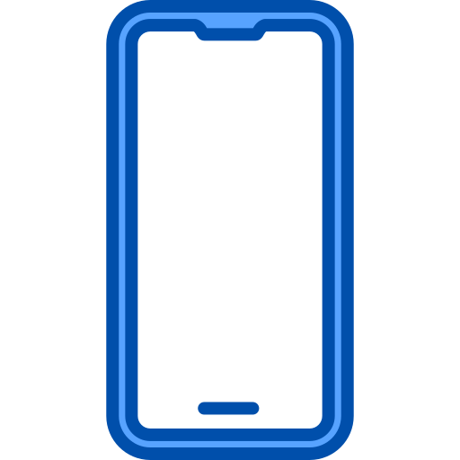 teléfono inteligente Generic Blue icono