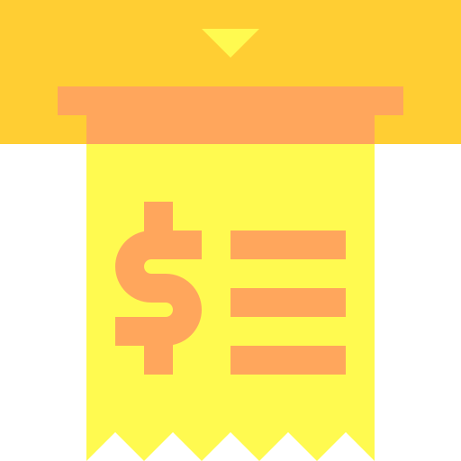 Invoice Basic Sheer Flat icon