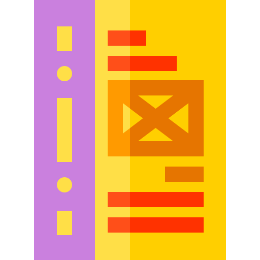 Binder Basic Straight Flat icon
