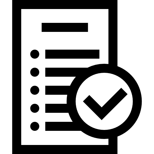 zadania Basic Straight Lineal ikona