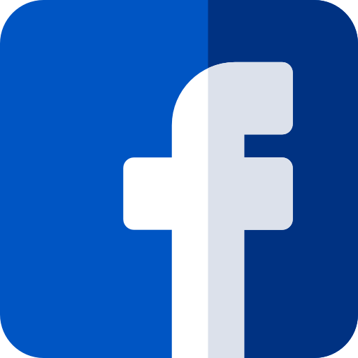 facebook Basic Rounded Flat icoon