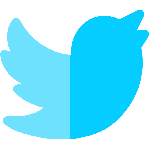 Twitter Basic Rounded Flat icon