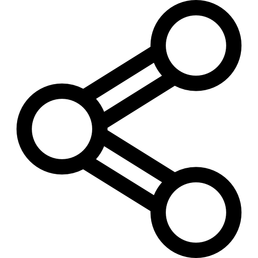 partager Basic Rounded Lineal Icône