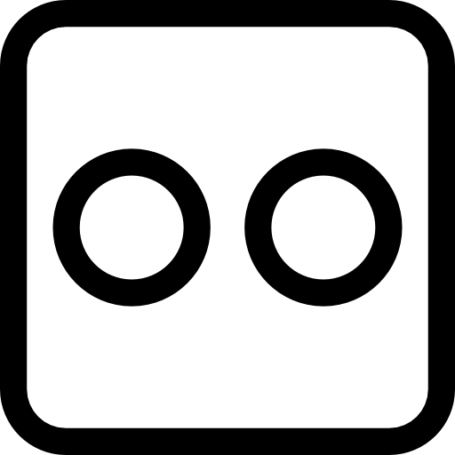 フリッカー Basic Rounded Lineal icon