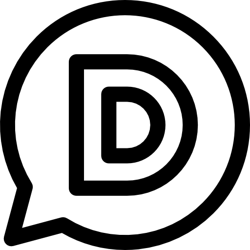 disqu Basic Rounded Lineal icona