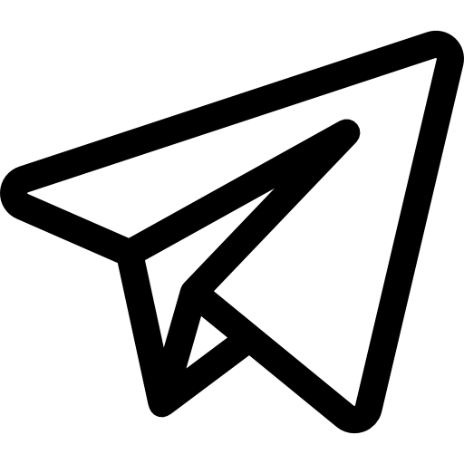 telegram Basic Rounded Lineal ikona