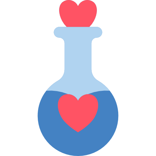 Love potion Basic Miscellany Flat icon