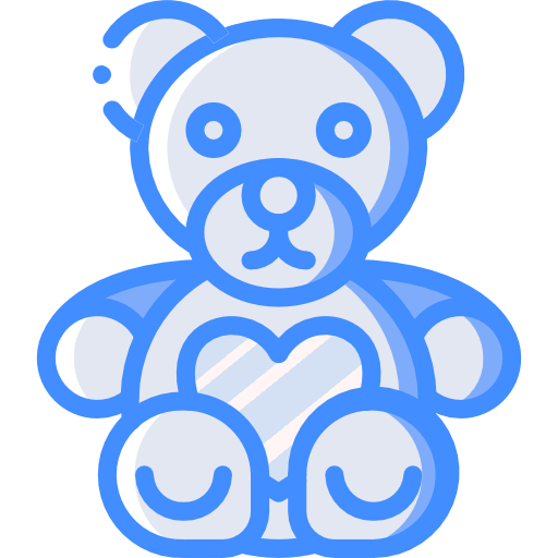 плюшевый медведь Basic Miscellany Blue иконка