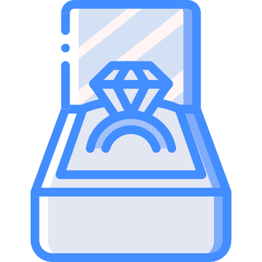 anillo de compromiso Basic Miscellany Blue icono