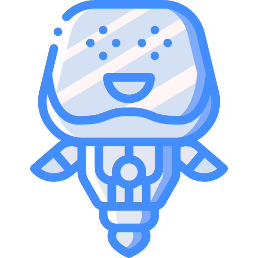 roboter Basic Miscellany Blue icon