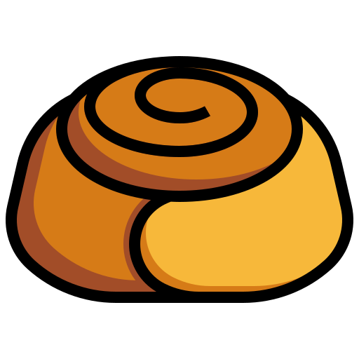 Cinnamon roll Generic Outline Color icon