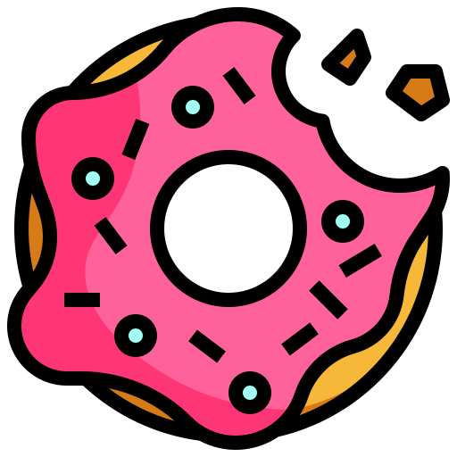 Donuts Generic Outline Color icon