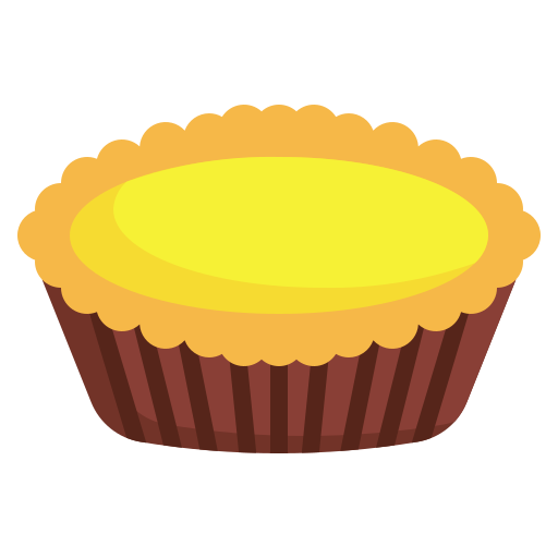 Яичный тарт Generic Flat иконка