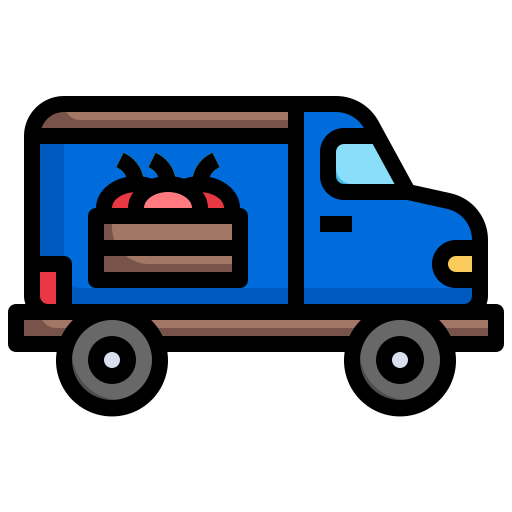 bestelwagen Generic Outline Color icoon