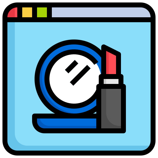 Beauty Generic Outline Color icon