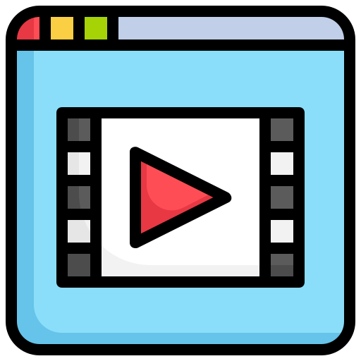 Movie Generic Outline Color icon